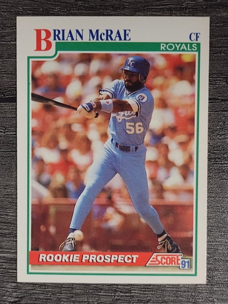 1991 Score #331 Brian McRae RC