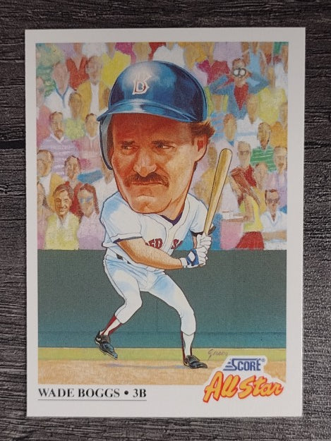 1991 Score #393 Wade Boggs AS