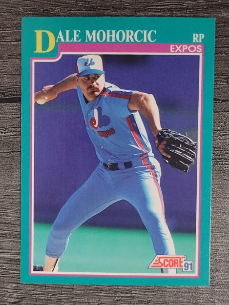 1991 Score #596 Dale Mohorcic