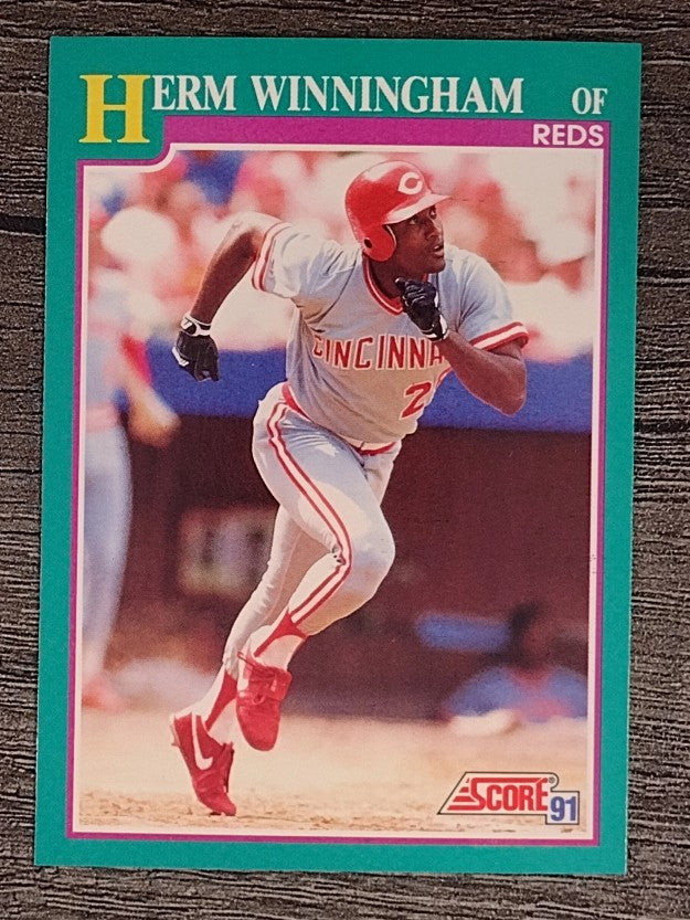 1991 Score #656 Herm Winningham