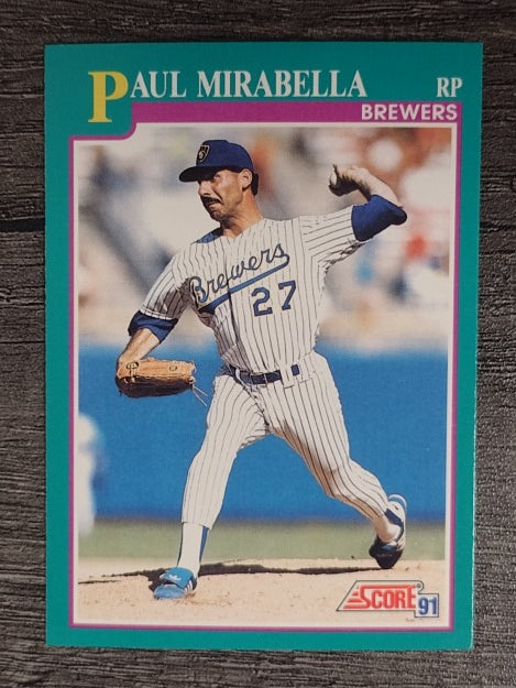 1991 Score #558 Paul Mirabella