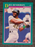 1991 Score #644 Dave Henderson