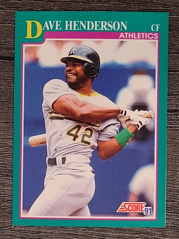 1991 Score #644 Dave Henderson