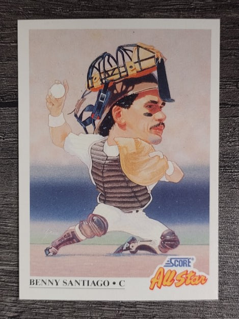 1991 Score #663 Benny Santiago AS
