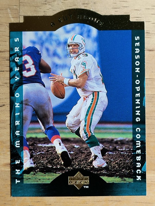 1996 Collector's Choice Dan Marino A Cut Above #CA9 Dan Marino/Comeback