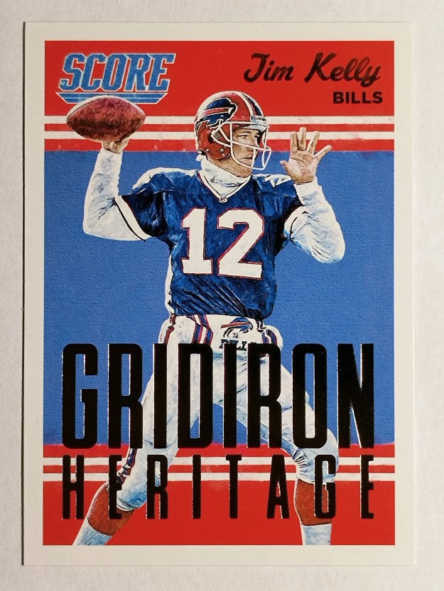 2015 Score Gridiron Heritage #18 Jim Kelly
