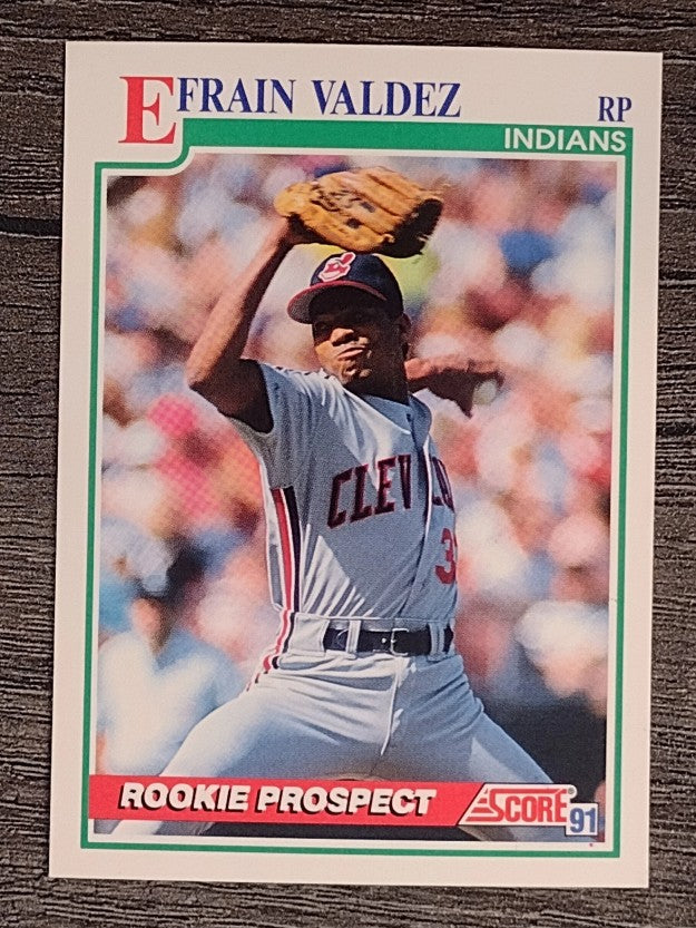 1991 Score #723 Efrain Valdez RC
