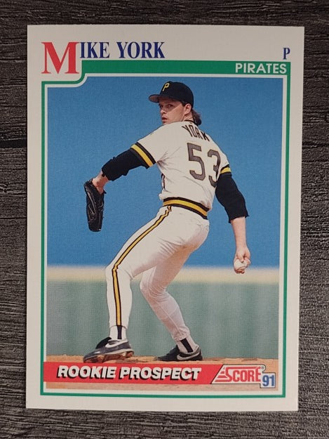 1991 Score #738 Mike York RC