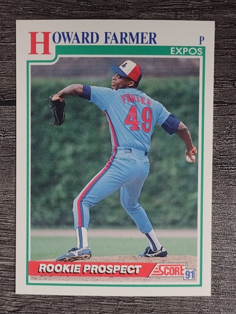 1991 Score #718 Howard Farmer
