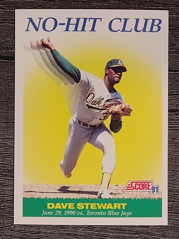 1991 Score #702 Dave Stewart NH
