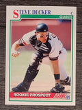 1991 Score #710 Steve Decker RC