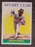 1991 Score #705 Melido Perez NH