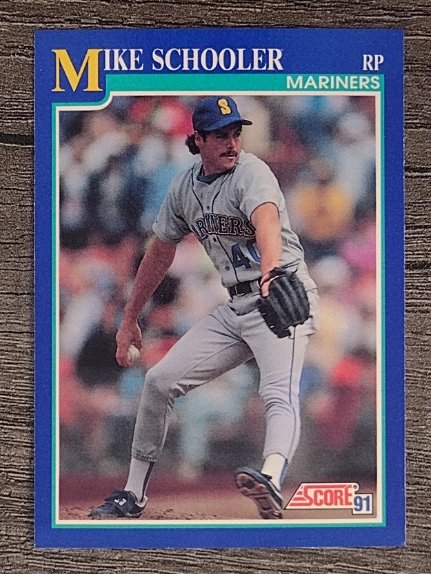 1991 Score #489 Mike Schooler