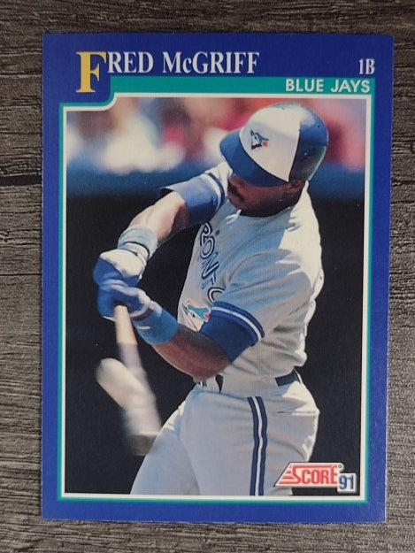 1991 Score #480 Fred McGriff