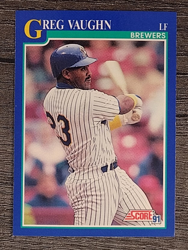 1991 Score #528 Greg Vaughn