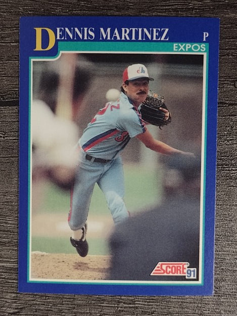 1991 Score #454 Dennis Martinez