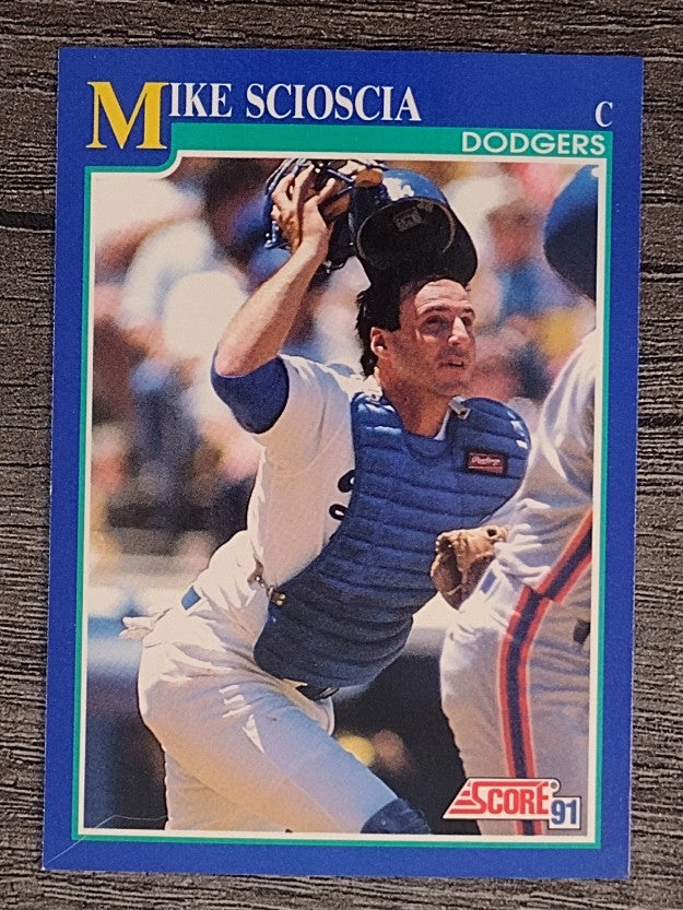 1991 Score #520 Mike Scioscia