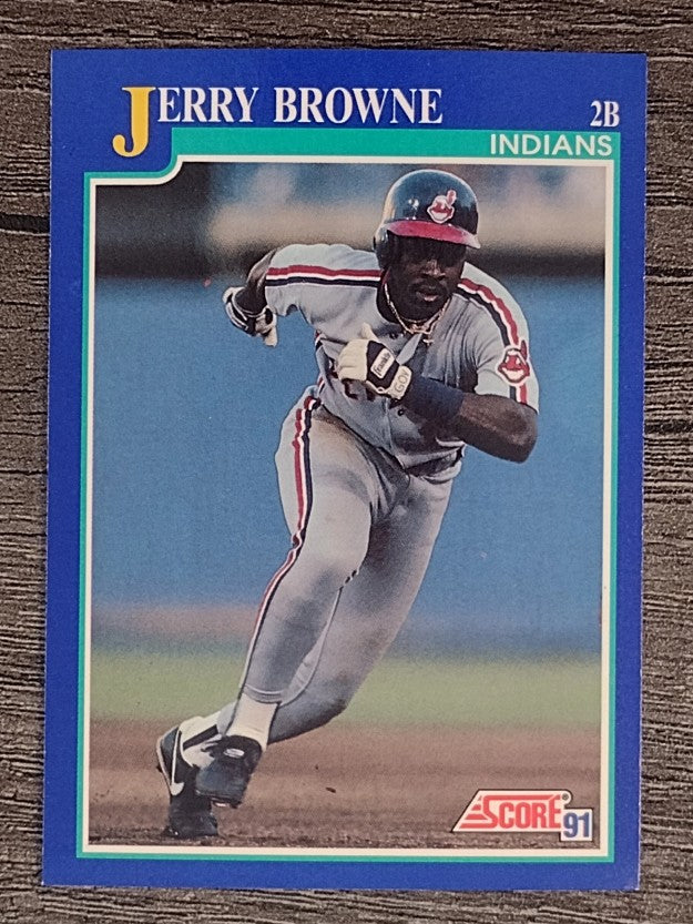 1991 Score #481 Jerry Browne