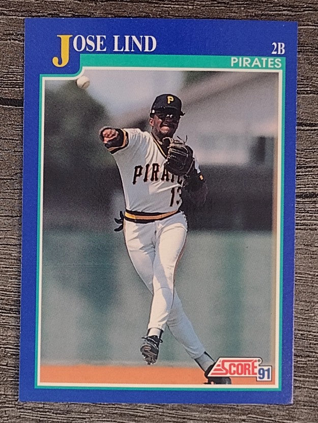 1991 Score #461 Jose Lind