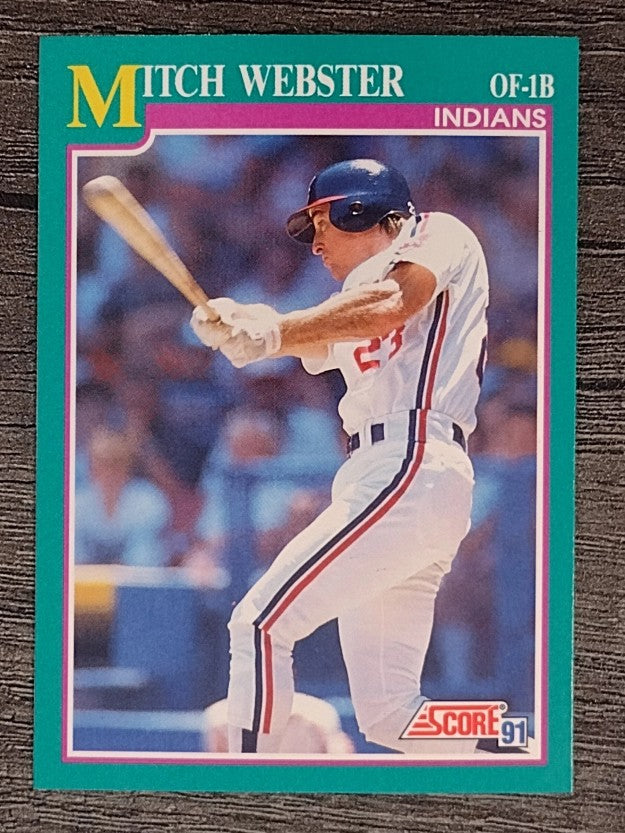 1991 Score #594 Mitch Webster