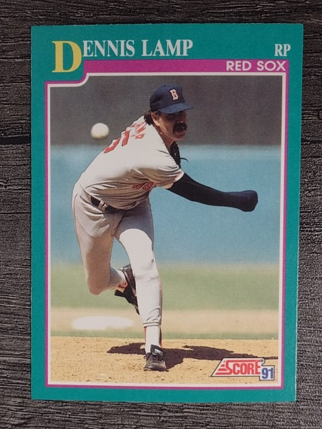 1991 Score #612 Dennis Lamp