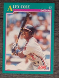 1991 Score #555 Alex Cole