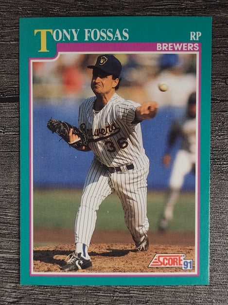 1991 Score #634 Tony Fossas