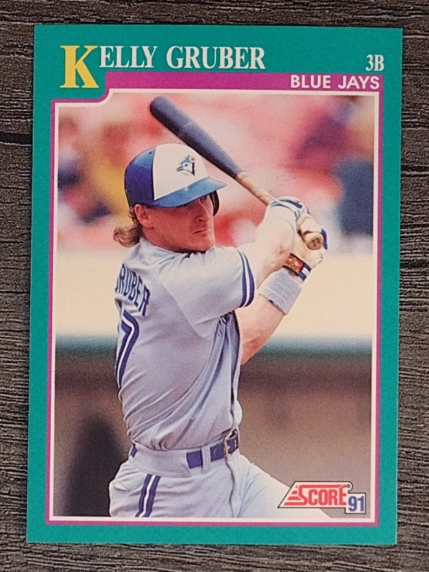 1991 Score #595 Kelly Gruber