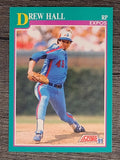 1991 Score #581 Drew Hall