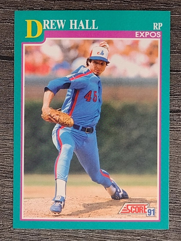 1991 Score #581 Drew Hall