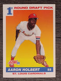 1991 Score #676 Aaron Holbert RC