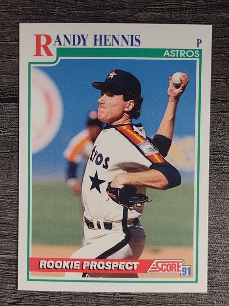 1991 Score #752 Randy Hennis RC