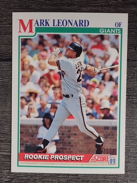 1991 Score #719 Mark Leonard RC