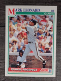 1991 Score #719 Mark Leonard RC