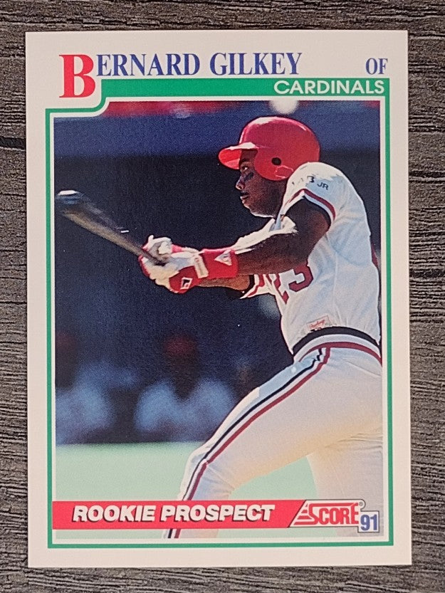 1991 Score #709 Bernard Gilkey