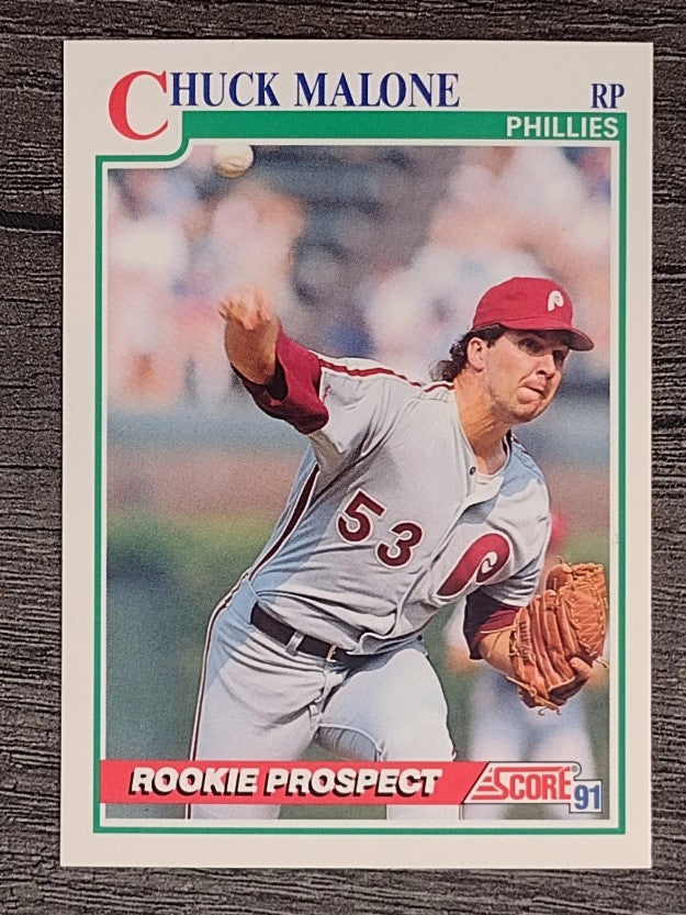 1991 Score #724 Chuck Malone
