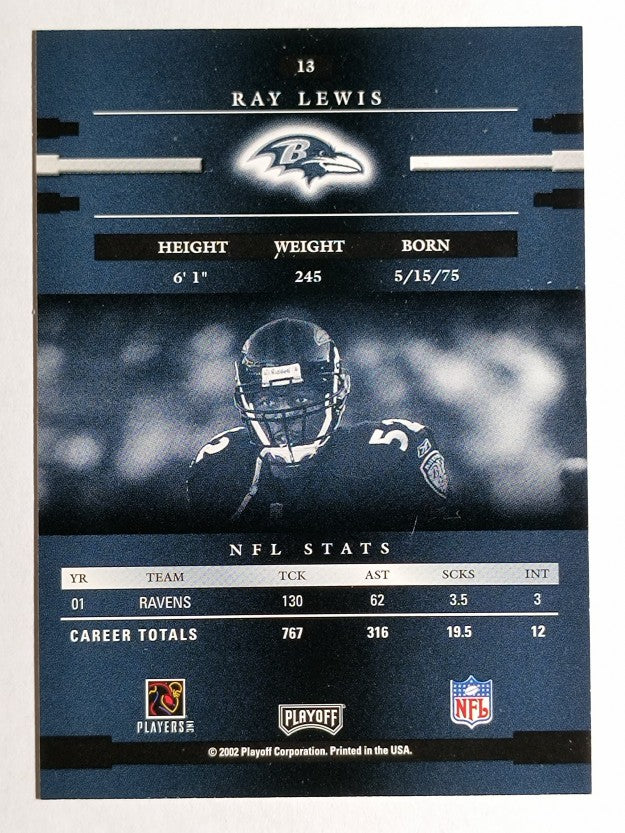 2002 Playoff Prestige #13 Ray Lewis