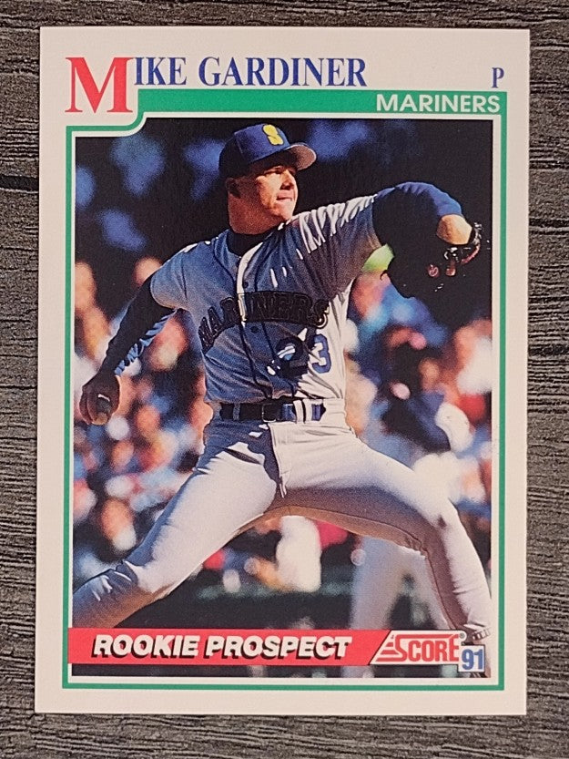 1991 Score #721 Mike Gardiner RC