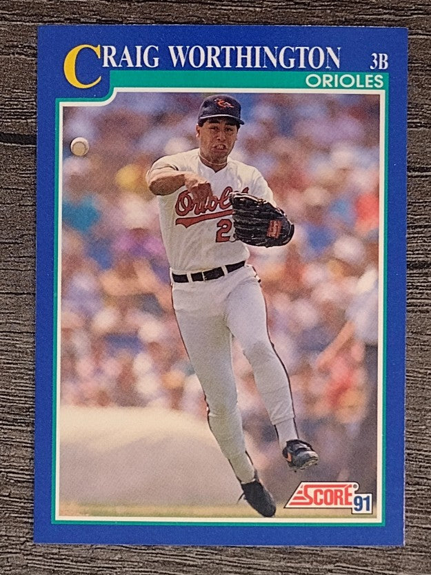 1991 Score #503 Craig Worthington