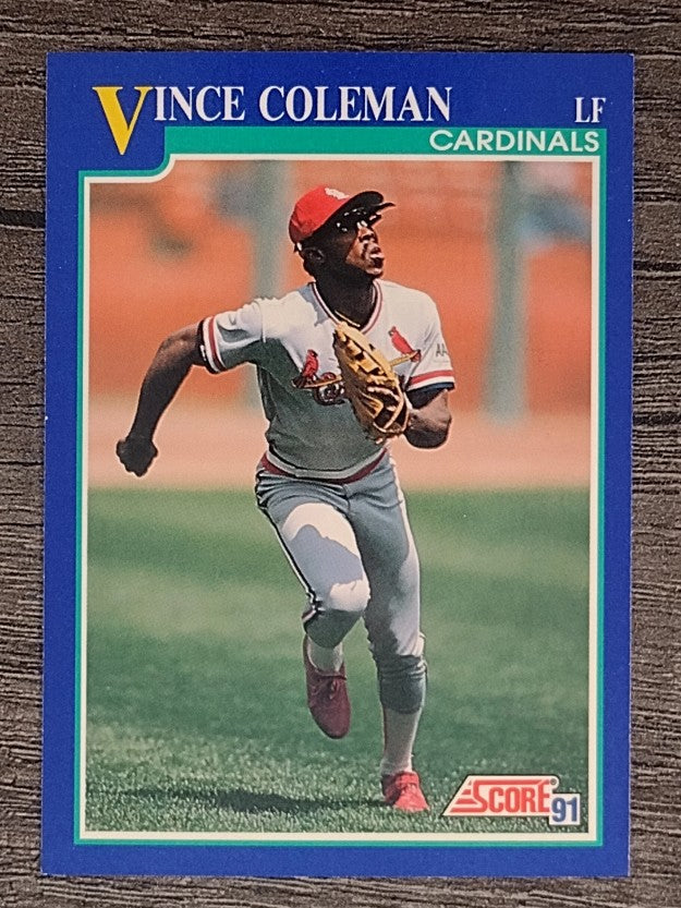 1991 Score #450 Vince Coleman