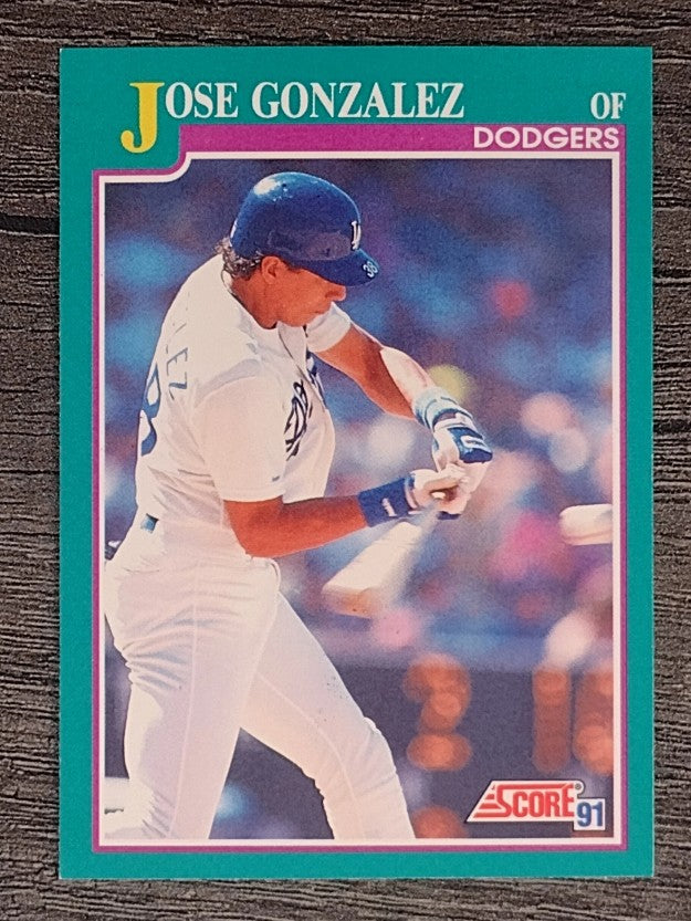 1991 Score #614 Jose Gonzalez