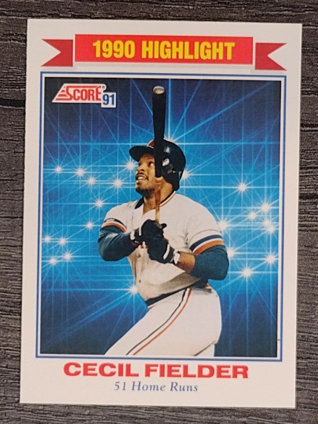 1991 Score #770 Cecil Fielder HL