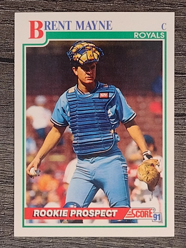 1991 Score #765 Brent Mayne
