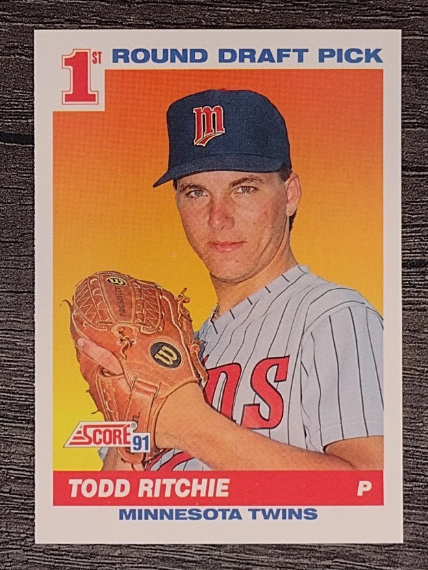 1991 Score #678 Todd Ritchie RC