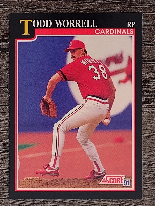 1991 Score #807 Todd Worrell