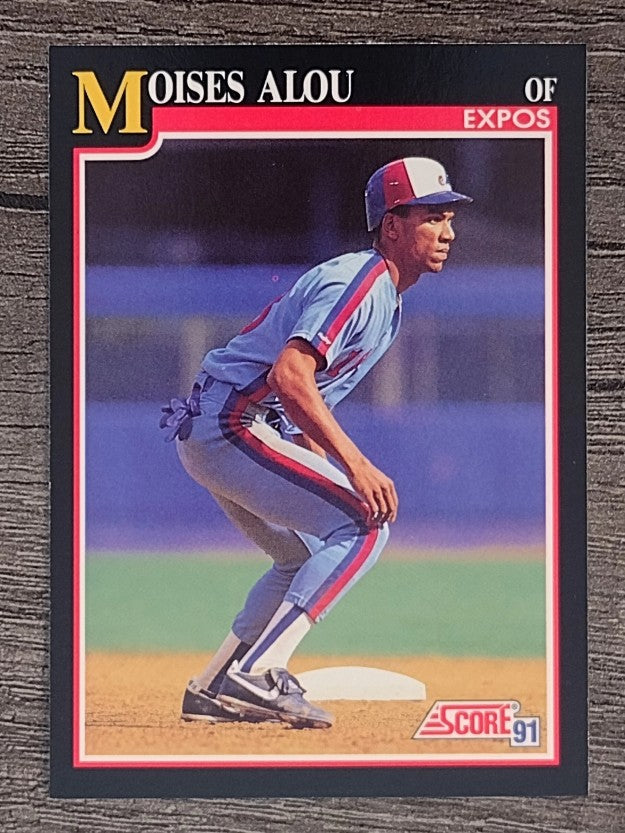 1991 Score #813 Moises Alou