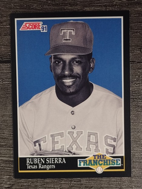 1991 Score #859 Ruben Sierra FRAN