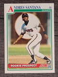 1991 Score #762 Andres Santana