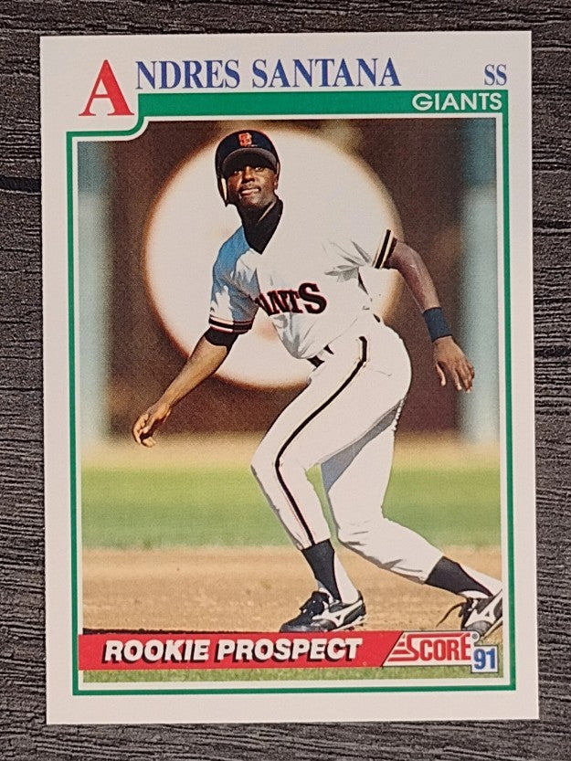 1991 Score #762 Andres Santana