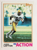 1982 Topps #365 James Lofton IA